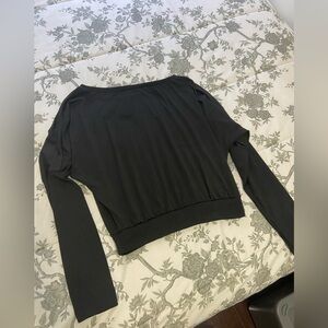 SHEIN Black Off The Shoulder Top